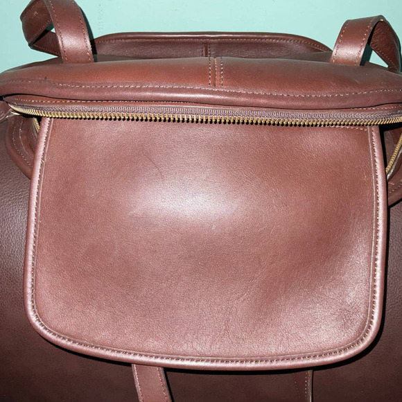 Coach Vintage Asheville Bowler Dome Bag Brown. Made in the United States - Picture 13 of 15